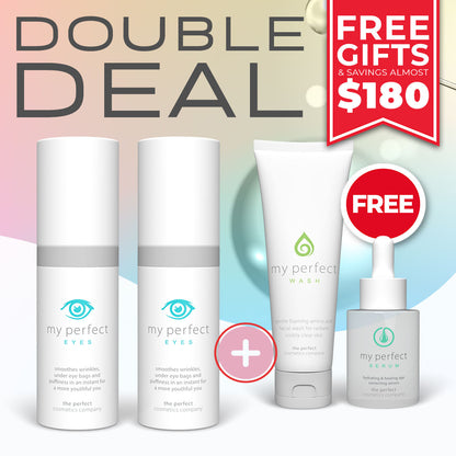 NEW Double Deal TV Offer | 2x My Perfect Eyes + Wash &amp; Serum FREE