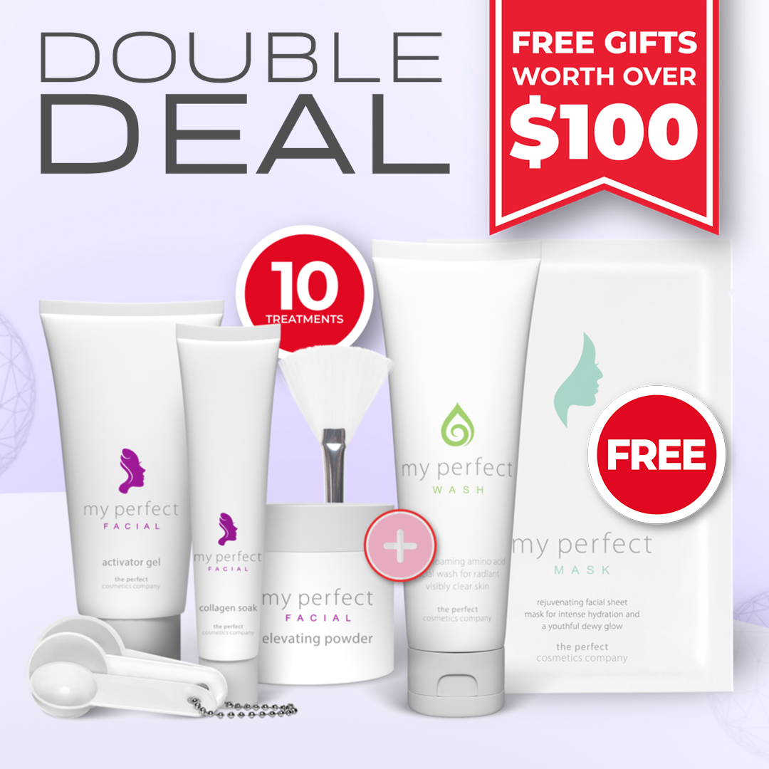 NEW Double Deal TV Offer | My Perfect Facial 10 + Wash &amp; Sheet Masks FREE